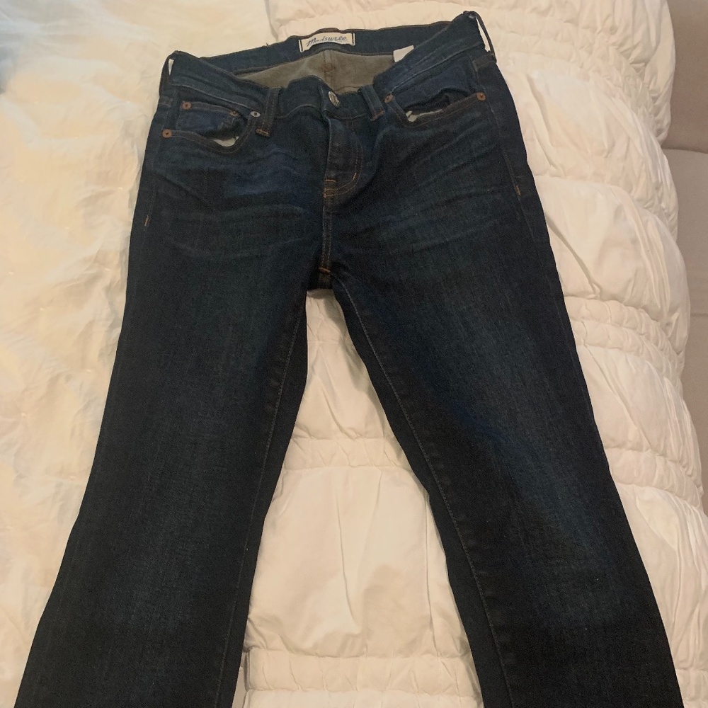 Madewell Straight Leg Dark Wash Women's Jeans